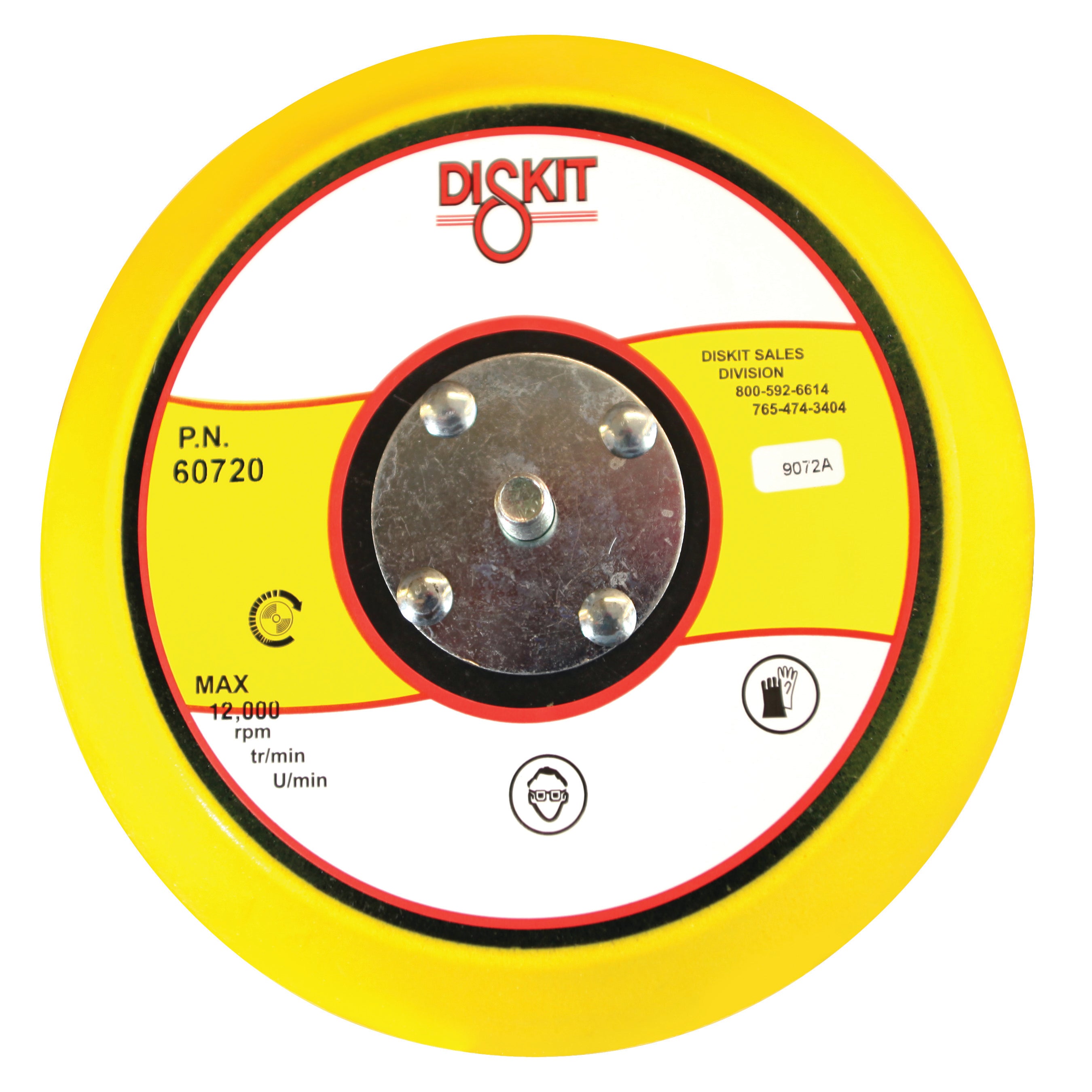 60720 - 6'' PSA Standard Pad – Diskit